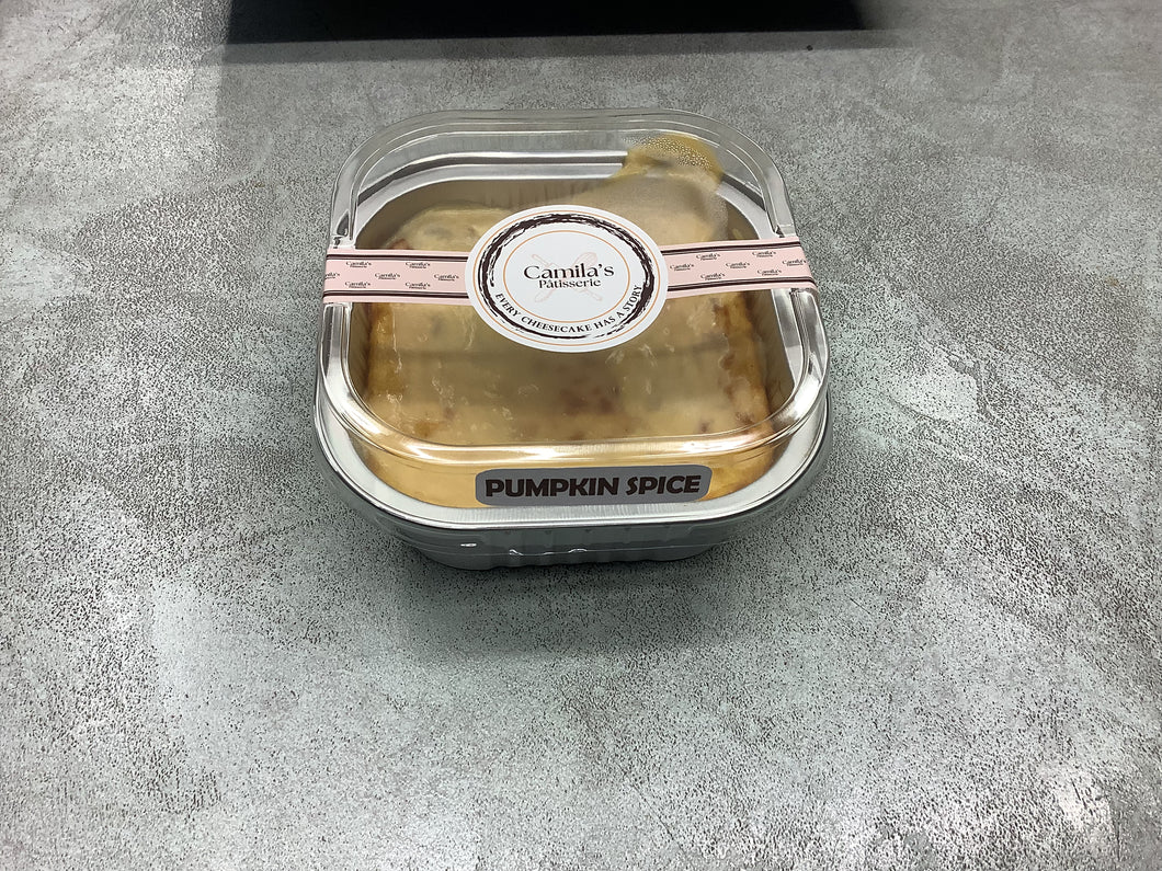 Pumpkin Spice Camilas cheesecake