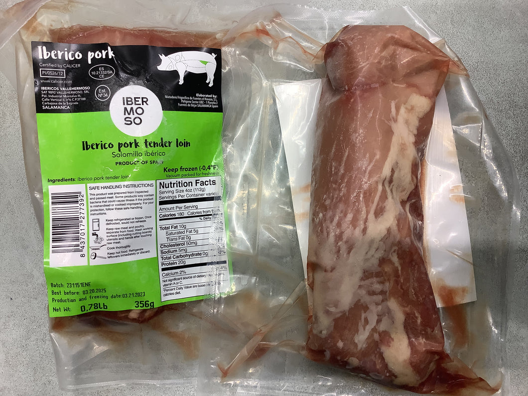 Iberico Pork Tenderloin (Solomillo) $25/lb