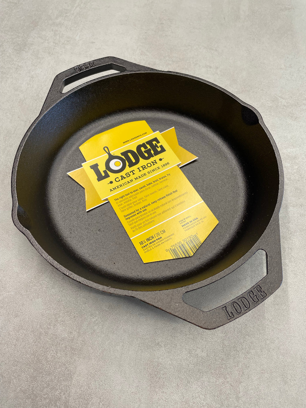 Lodge Cast Iron Seasoned Cast Iron 10.25 Dual Handle Pan